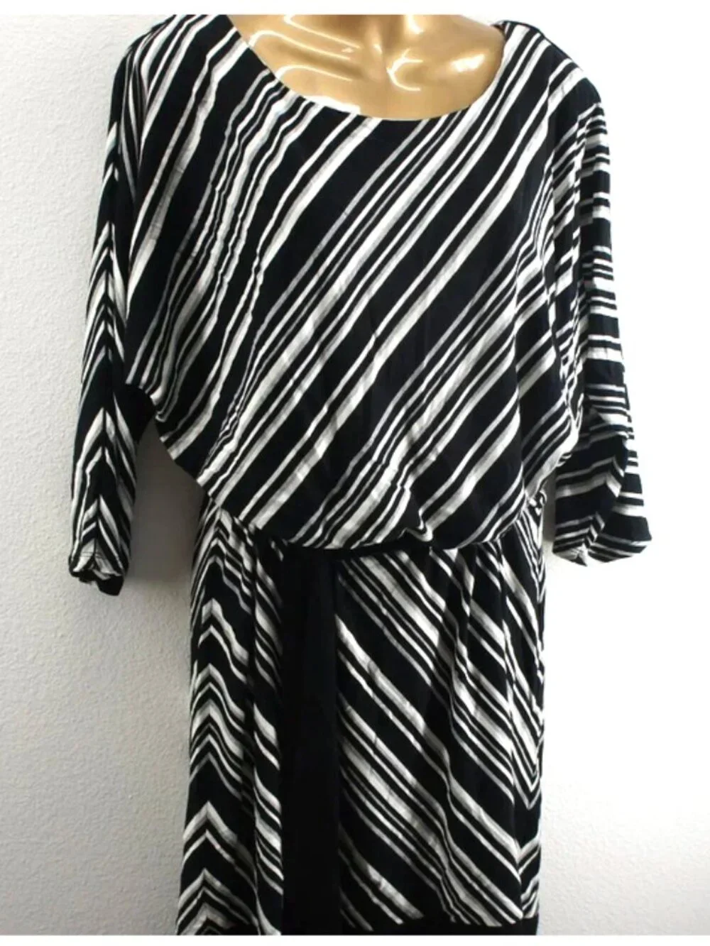 White House Black Market Stripe Dress size M